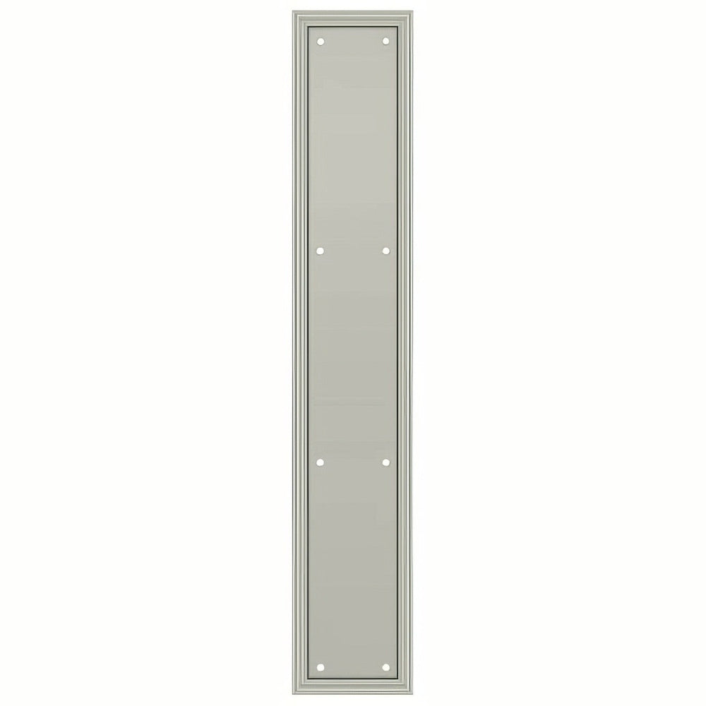 Deltana PP2281U15 satin nickel push plate
