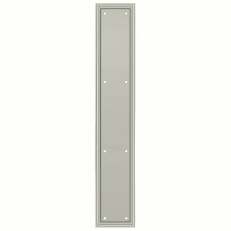 Deltana PP2281U15 satin nickel push plate