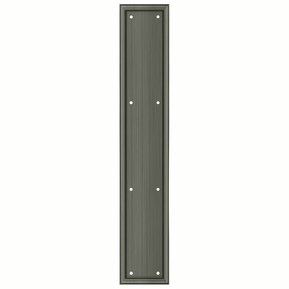 Deltana PP2281U15A antique nickel push plate