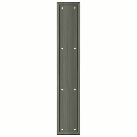Deltana PP2281U15A antique nickel push plate