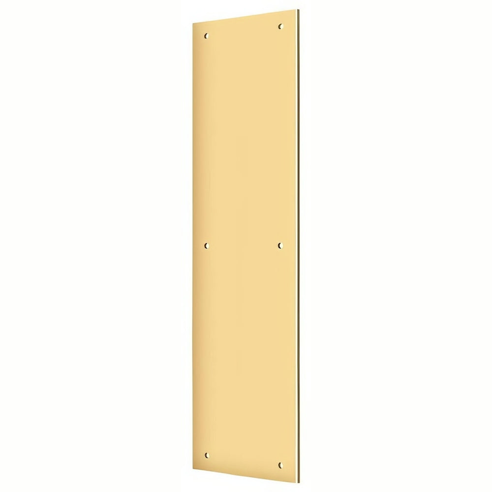 Deltana PP3515CR003 lifetime polished brass push plate