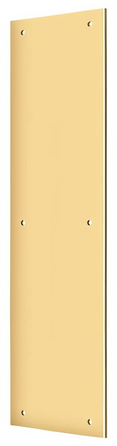 Deltana PP3515CR003 push plate in satin stainless, additional view