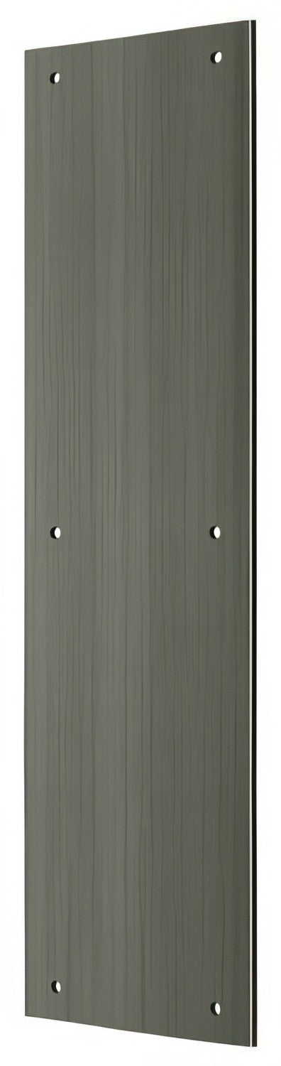 Deltana PP3515U15A push plate in satin stainless, additional view