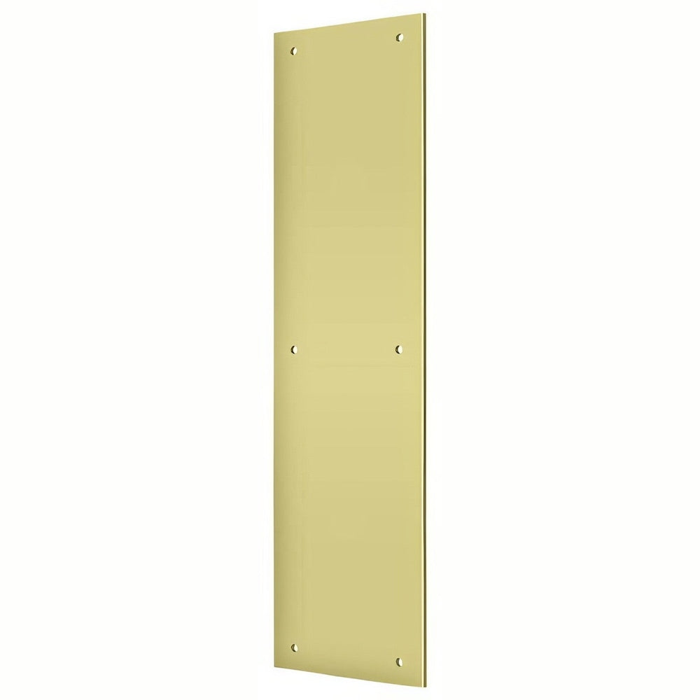 Deltana PP3515U3 polished brass push plate