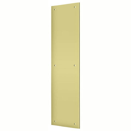 Deltana PP3515U3 polished brass push plate