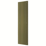 Deltana PP3515U5 antique brass push plate