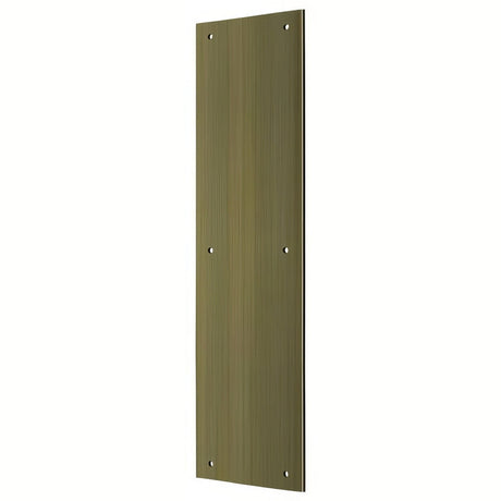 Deltana PP3515U5 antique brass push plate