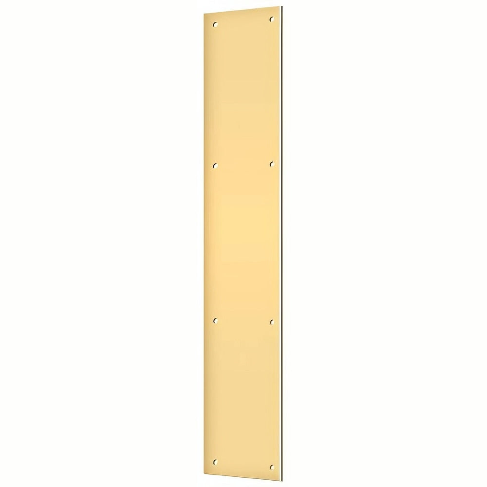 Deltana PP3520CR003 lifetime polished brass push plate
