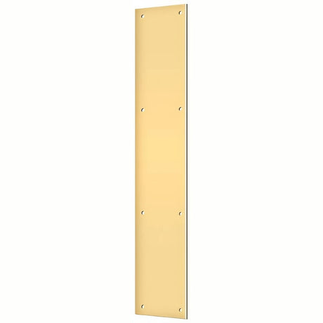 Deltana PP3520CR003 lifetime polished brass push plate