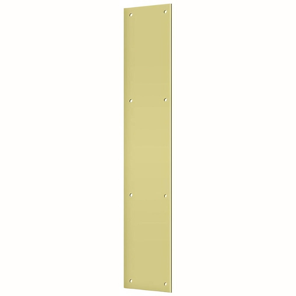 Deltana PP3520U3 polished brass push plate