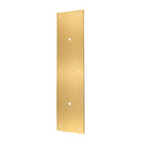 Deltana PPH3515CR003 lifetime polished brass push plate