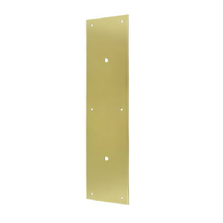 Deltana PPH3515U3 polished brass push plate