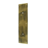 Deltana PPH3515U5 antique brass push plate