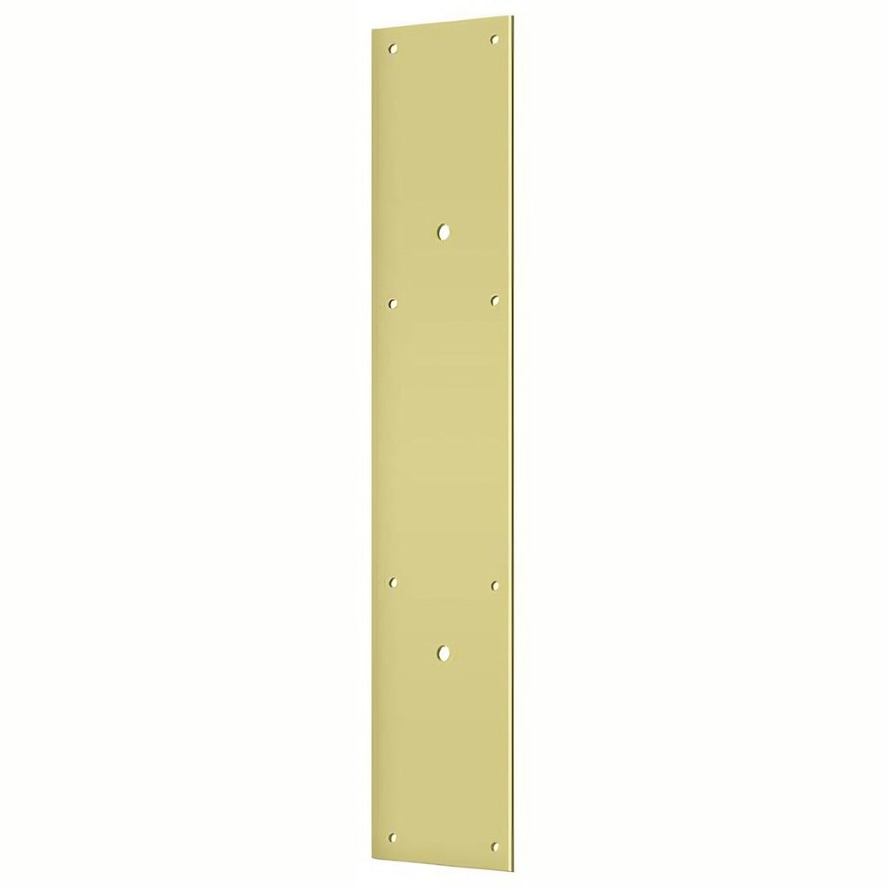 Deltana PPH3520U3 polished brass push plate