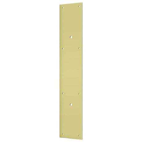 Deltana PPH3520U3 polished brass push plate