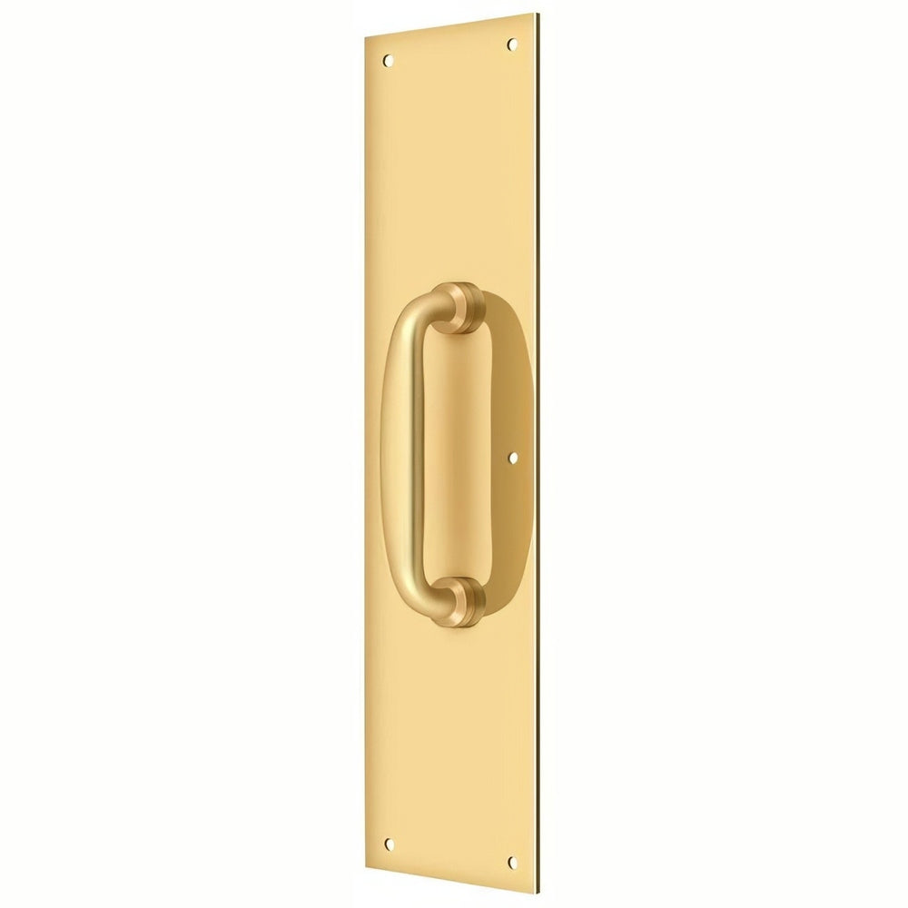 Deltana PPH55CR003 lifetime polished brass push plate