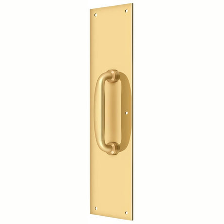 Deltana PPH55CR003 lifetime polished brass push plate