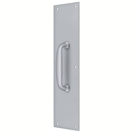 Deltana PPH55U26D satin chrome push plate