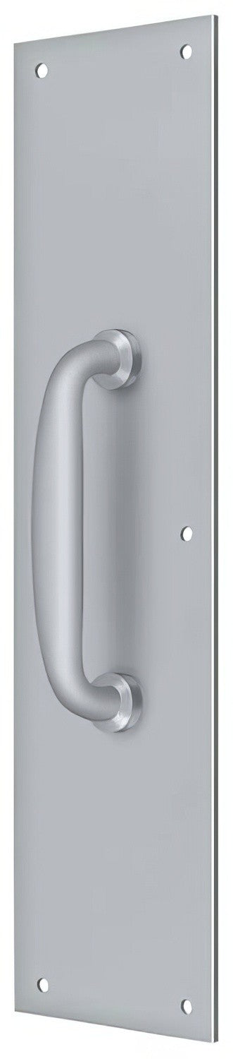 Deltana PPH55U26D push plate in satin nickel, additional view