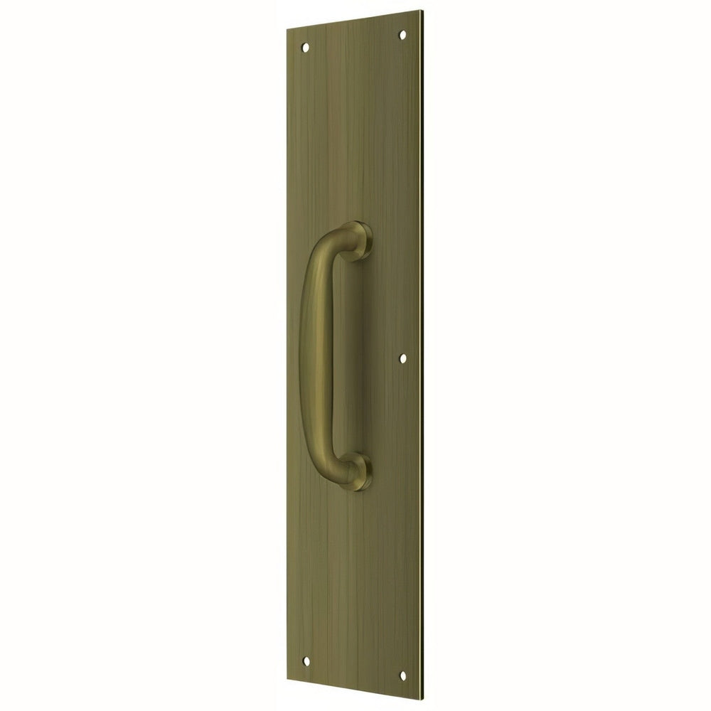 Deltana PPH55U5 antique brass push plate