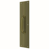 Deltana PPH55U5 antique brass push plate