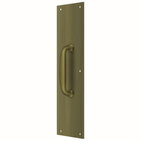 Deltana PPH55U5 antique brass push plate