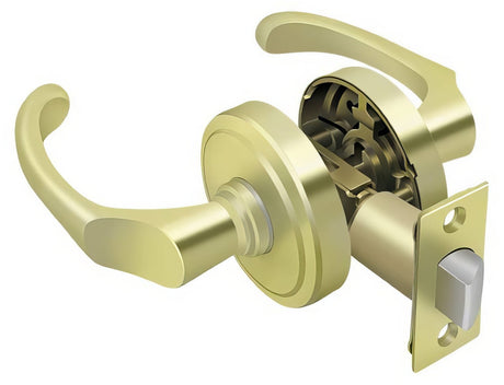 Deltana PRCLR3U3 bright brass passage door lever