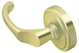 Deltana PRCLR4U3 bright brass dummy door lever