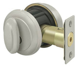 Deltana PRDRSU15 satin nickel single cylinder deadbolt