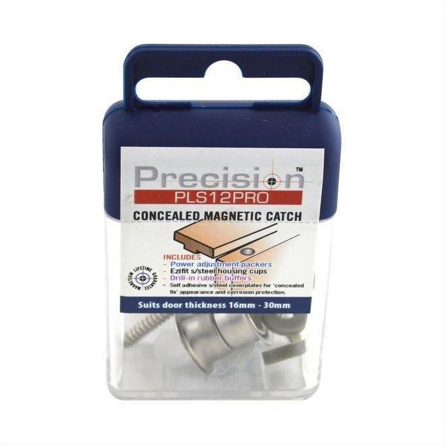 Precision Lock PLS12PRO Magnetic Catch Silver