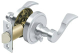 Deltana PRLLR2U26LH bright chrome privacy door lever