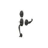 Deltana PRRHCHU10B oil rubbed bronze single cylinder handleset