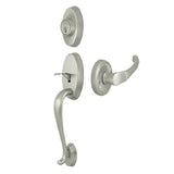Deltana PRRHCHU15 satin nickel single cylinder handleset