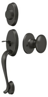 Deltana PRRHDRKU10B oil rubbed bronze dummy handleset