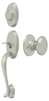 Deltana PRRHDRKU15 satin nickel dummy handleset