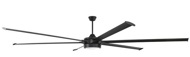 Craftmade PRT120FB6 flat black ceiling fan blades included