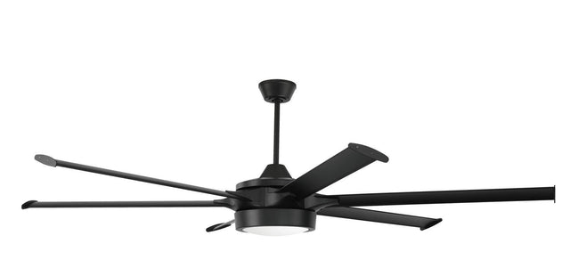 Craftmade PRT78FB6 flat black ceiling fan blades included