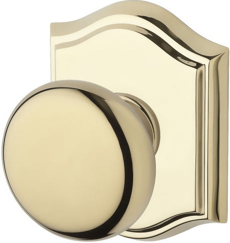Baldwin PSROUTAR003 polished brass passage door knob