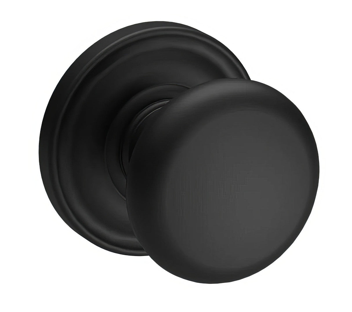 Baldwin PSROUTRR190 satin black passage door knob