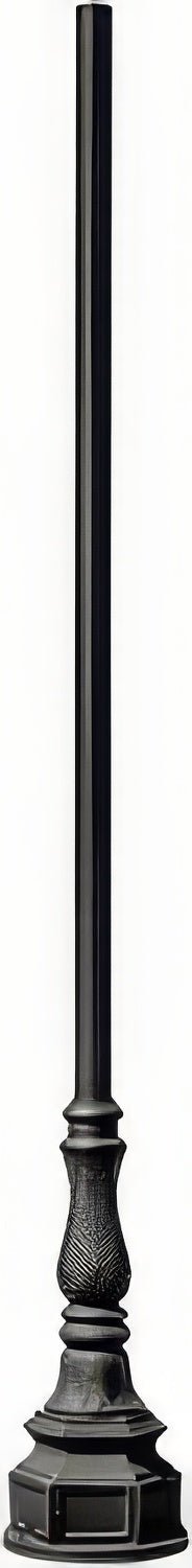 Dabmar Lighting PT-10-BS01-B black post light & pole