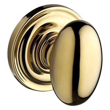 Baldwin PVELLTRR003 polished brass privacy door knob