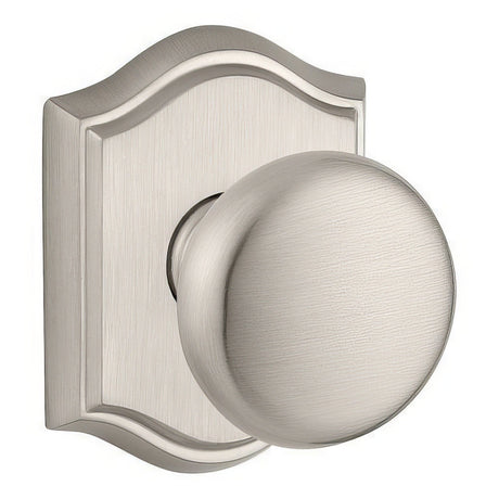 Baldwin PVROUTAR150 satin nickel privacy door knob