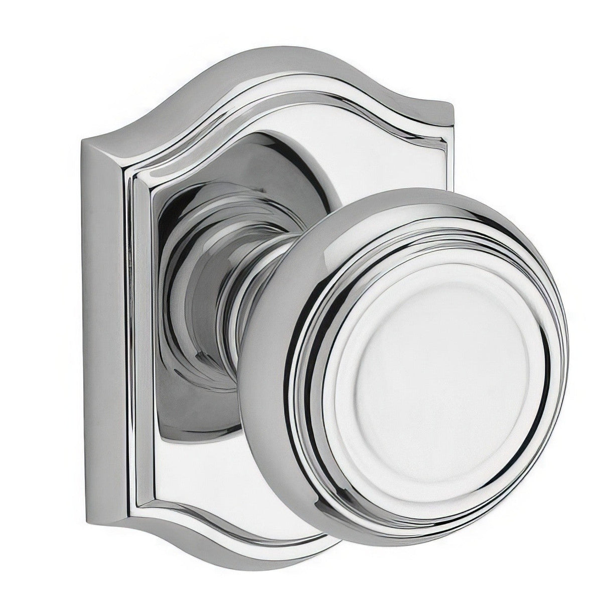 Baldwin PVTRATAR260 polished chrome privacy door knob