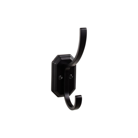 Top Knobs TK1065BLK Emerald 6 1/4" Wall Hooks Flat Black