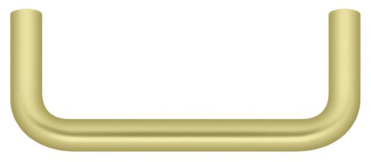 Deltana PW300U3 polished brass cabinet pull
