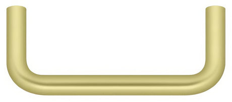 Deltana PW300U3 polished brass cabinet pull