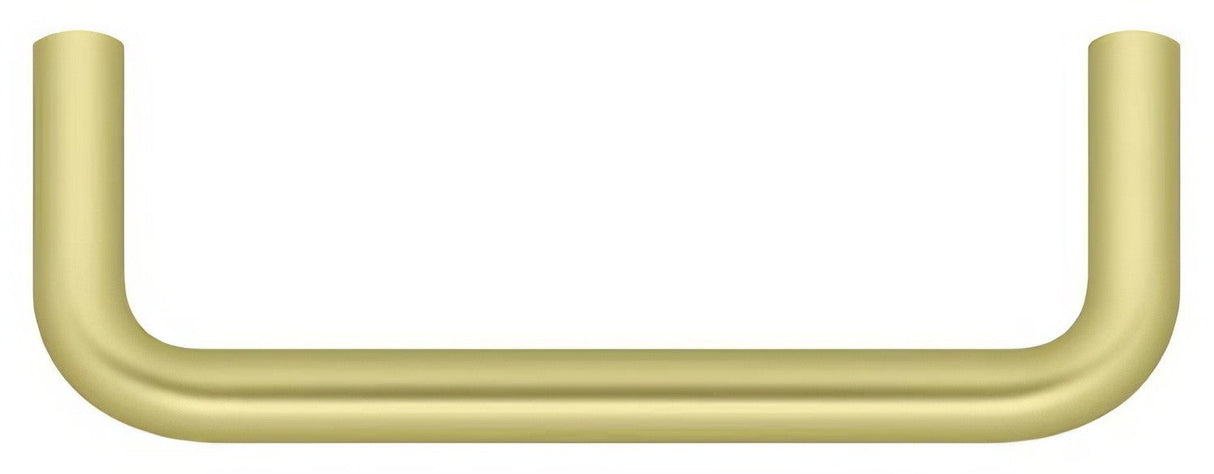 Deltana PW350U3 polished brass cabinet pull