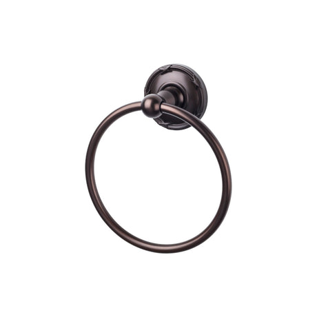 Top Knobs ED5ORBE TOP BATH (R) Edwardian Bath Towel Ring Oil Rubbed Bronze
