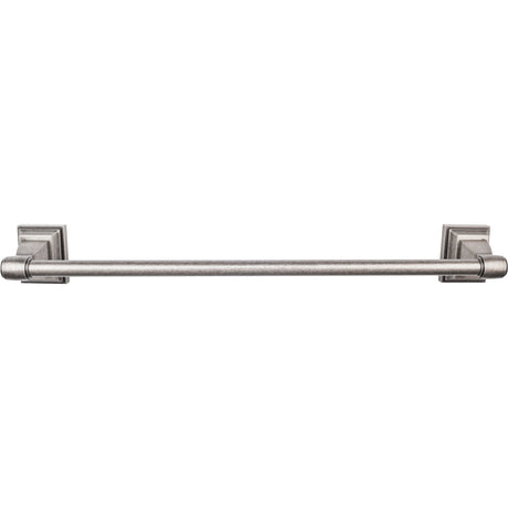 Top Knobs STK8AP TOP BATH (R) Stratton Bath Single 26" Wall Mounted Towel Bar Antique Pewter