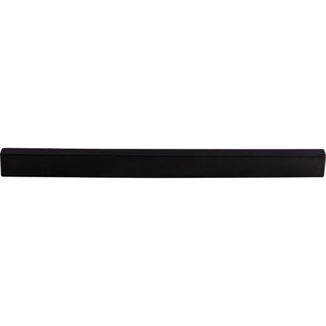 Top Knobs TK278BLK Modern Metro 12" Center to Center Finger Pull Flat Black